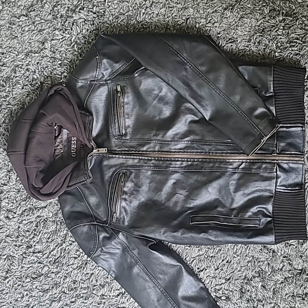 GUESS PU leather Jacket